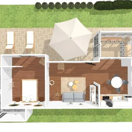 Maison De De Charmes Au Bord De La * Сен-Бревен-ле-Пен